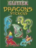 Dover Mini, Glitter Dragons Stickers