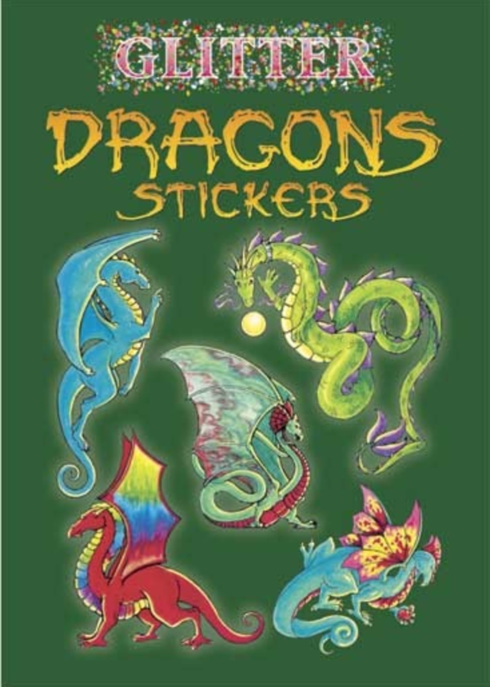 Dover Mini, Glitter Dragons Stickers