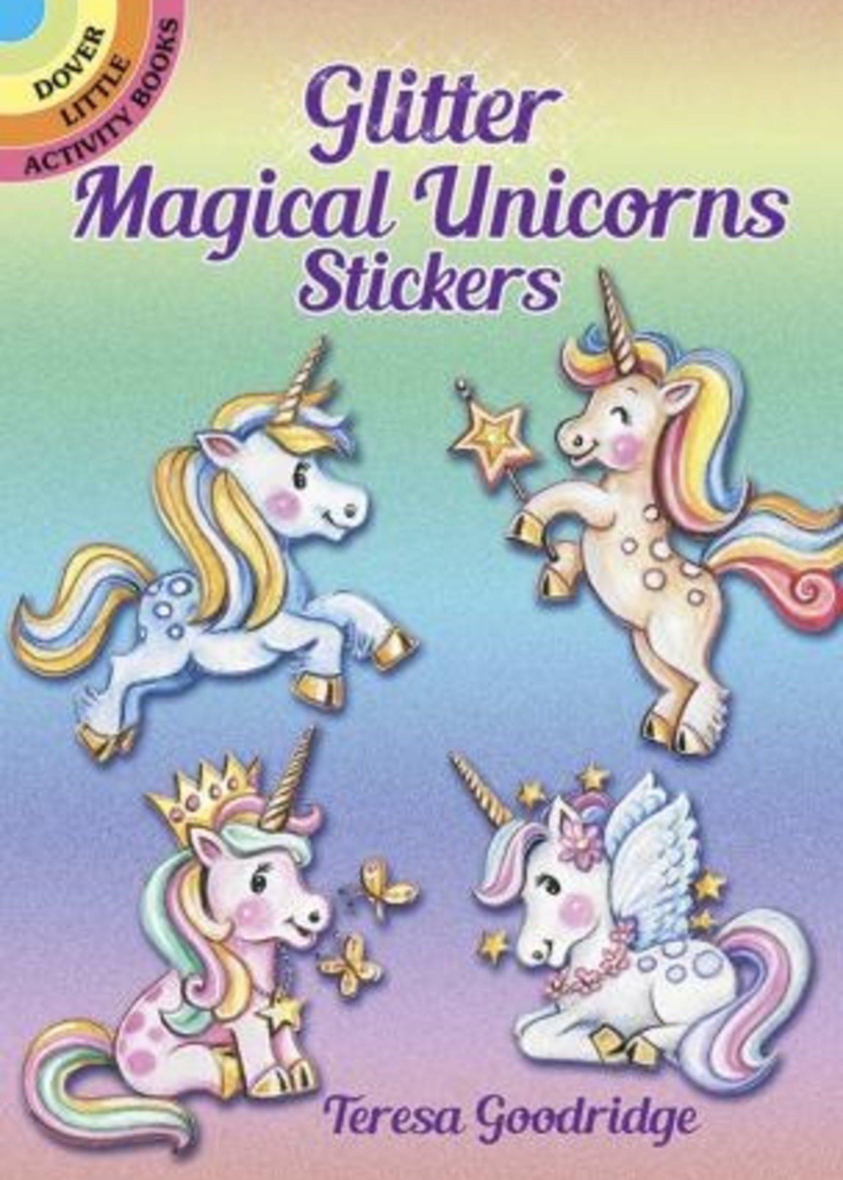 Glitter Magical Unicorns Stickers