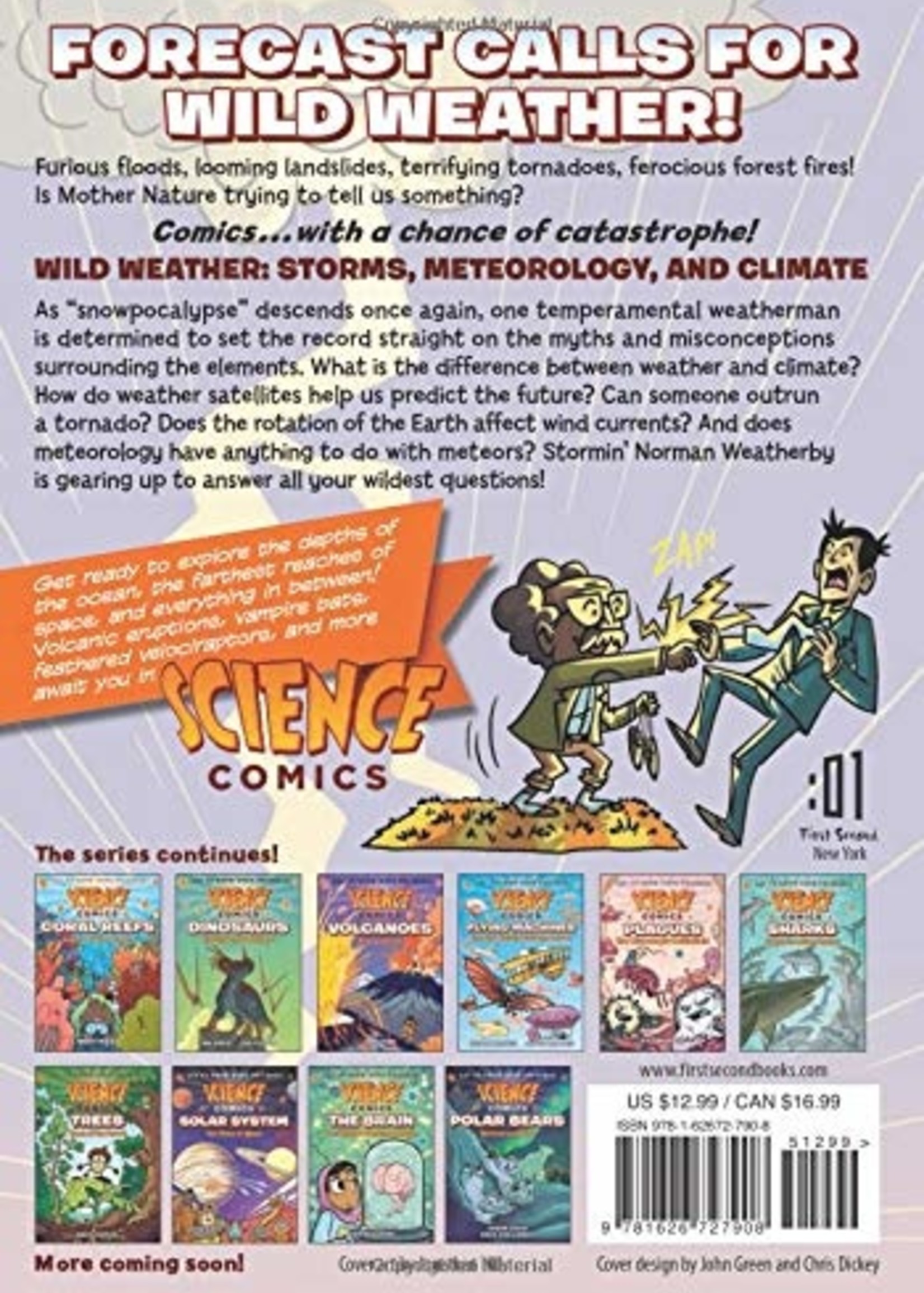 Science Comics: Wild Weather, Storms, Meteorology and Climate Graphic Novel - Paperback