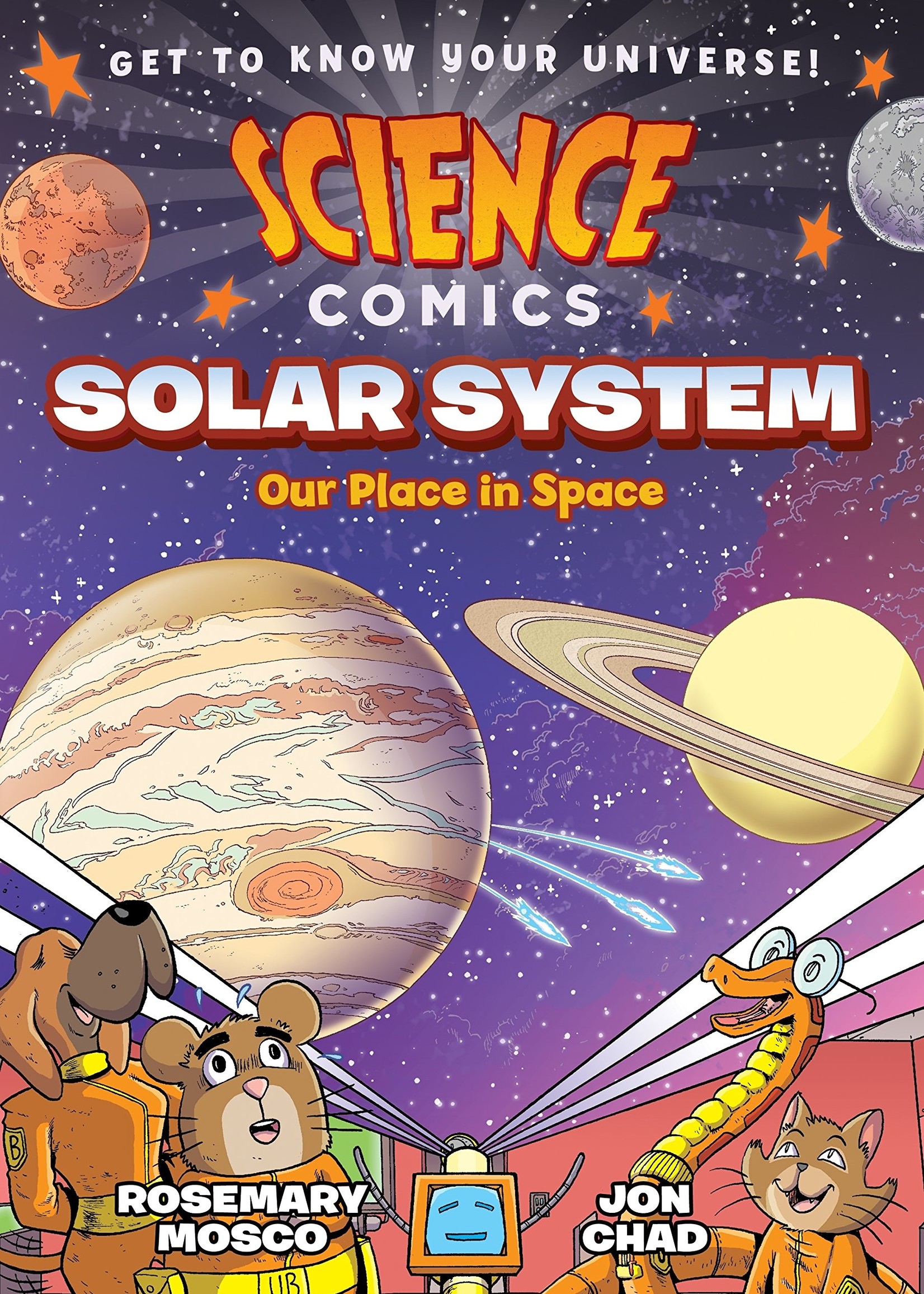 Science Comics: Solar System Our Place in Space Graphic Novel - Paperback