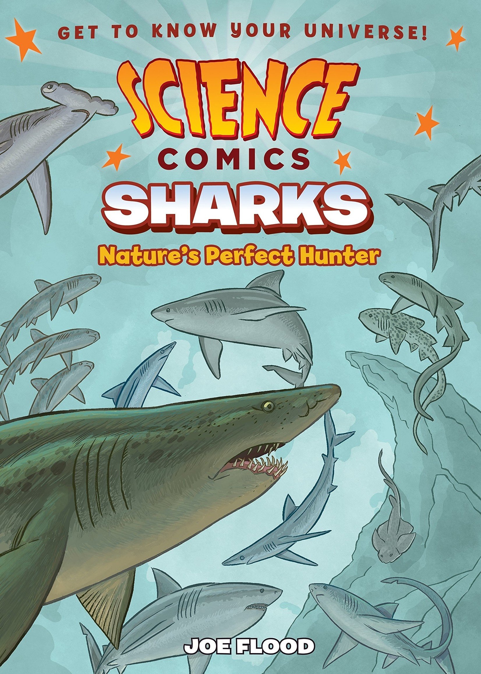 Science Comics: Sharks, Nature's Perfect Hunter Graphic Novel - Paperback