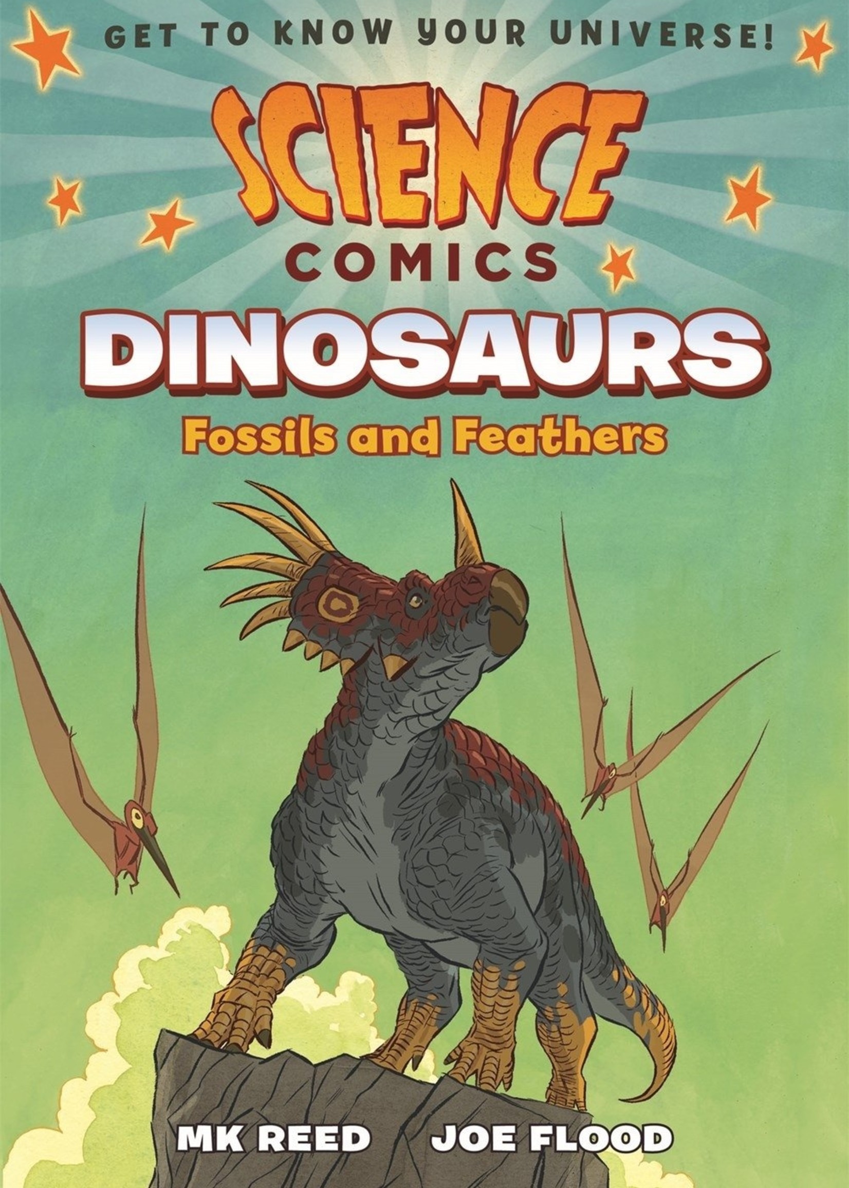 Science Comics: Dinosaurs, Fossils and Feathers Graphic Novel - Paperback