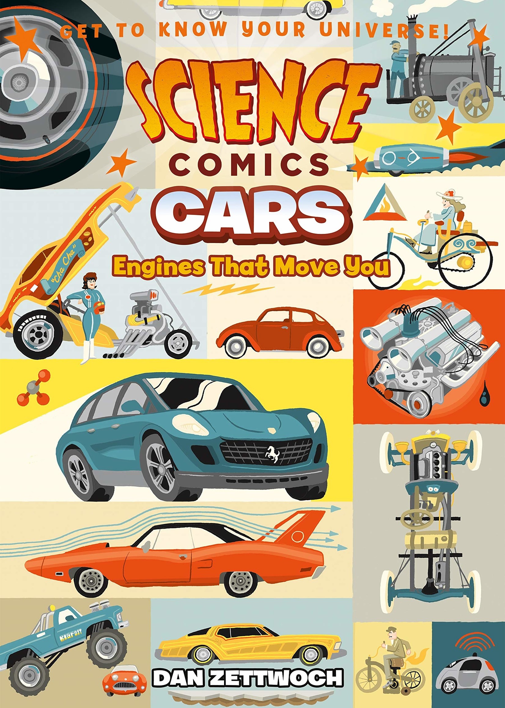 Science Comics: Cars, Engines That Move You Graphic Novel - Paperback