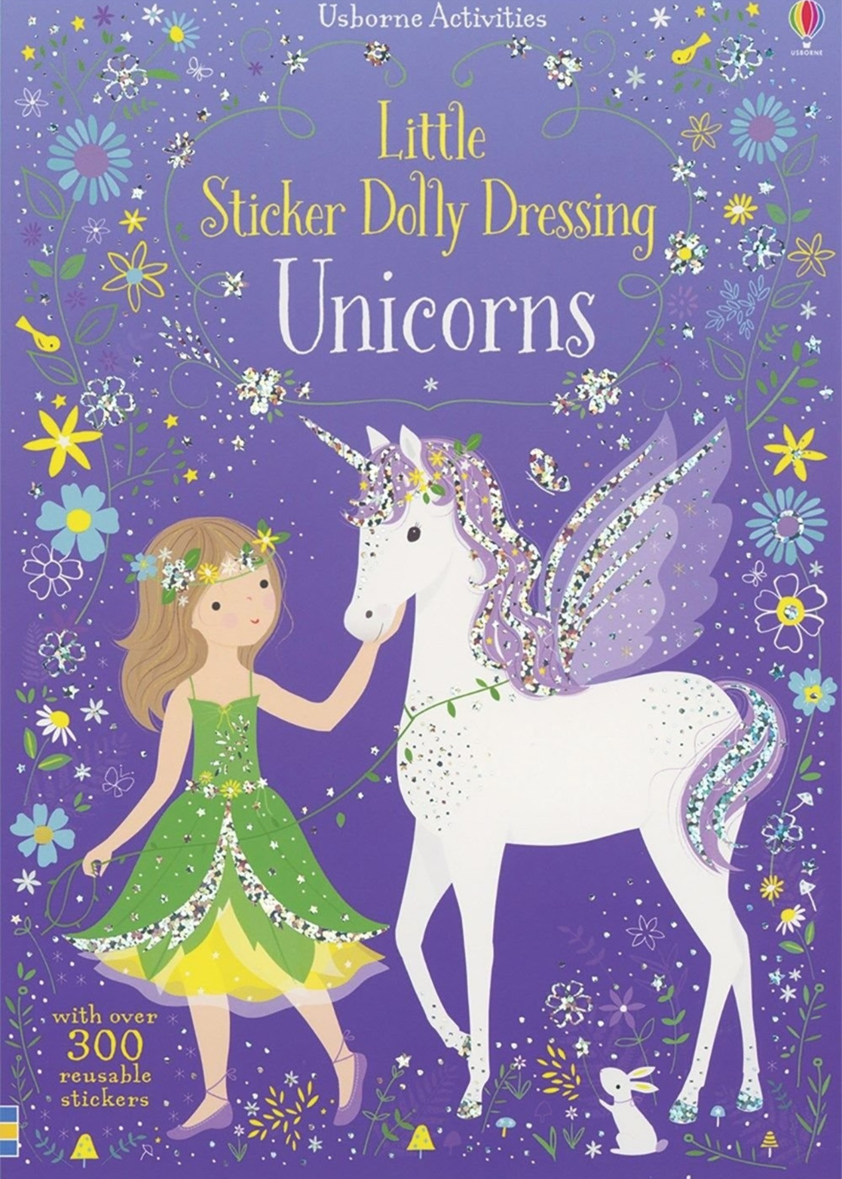 Usborne Little Sticker Dolly Dressing Unicorns - Paperback