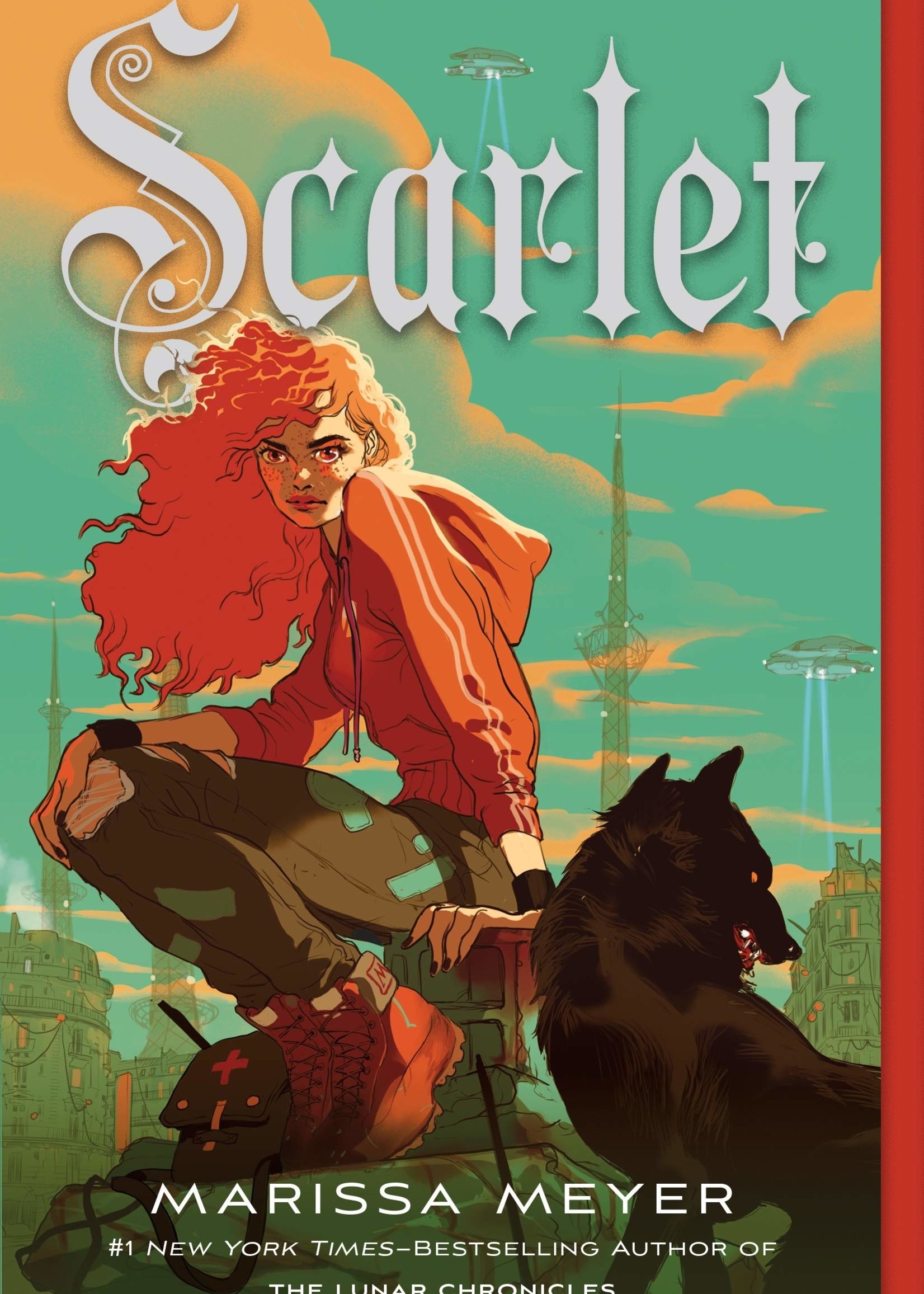 Macmillan Publishing Lunar Chronicles #02, Scarlet (Illustrated Cover) - Paperback