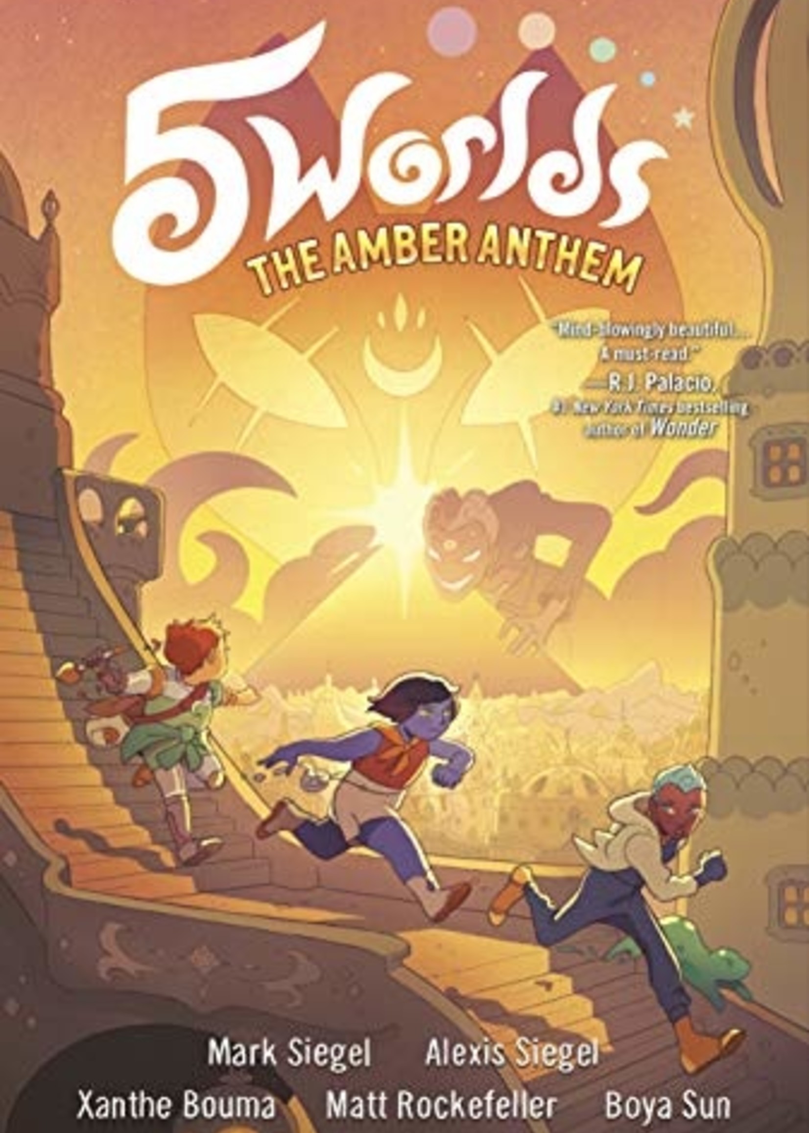 5 Worlds #04: The Amber Anthem Graphic Novel - Paperback