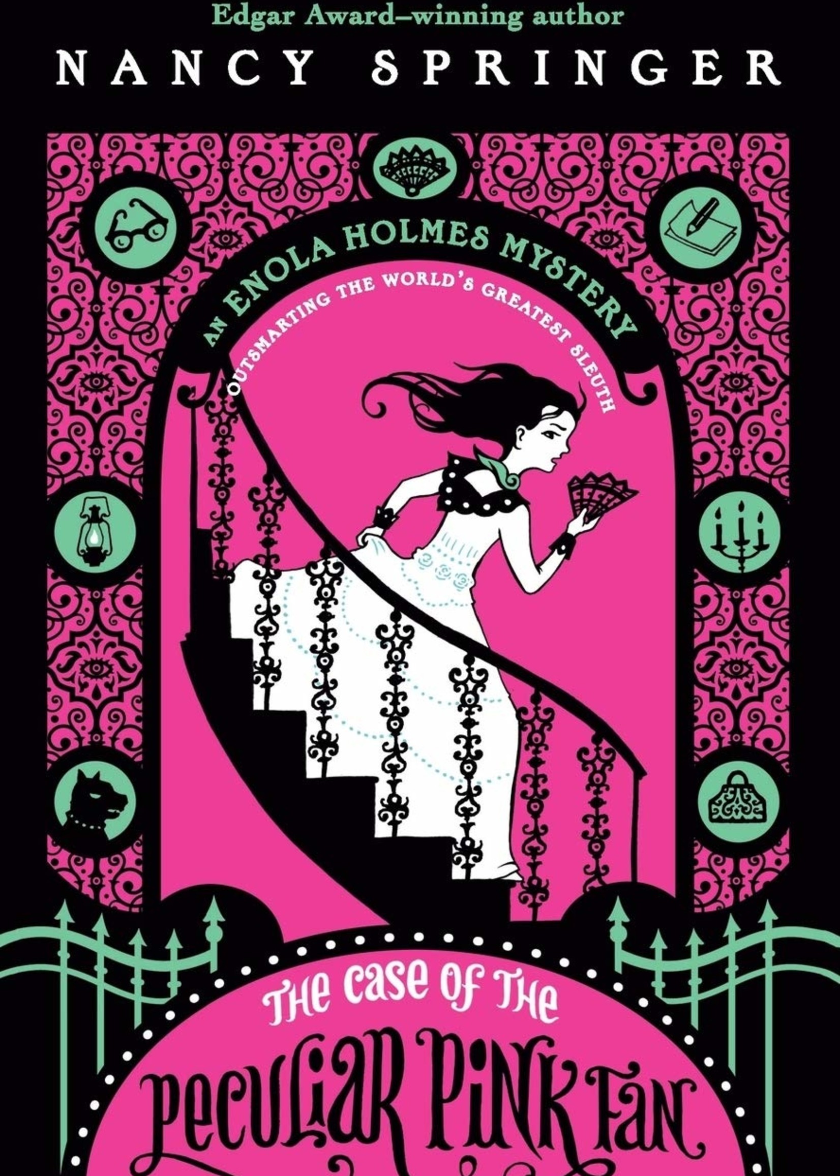 Enola Holmes Mystery #04, The Case of the Peculiar Pink Fan - Paperback