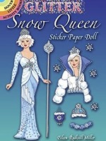 Glitter Snow Queen Sticker Paper Doll Book