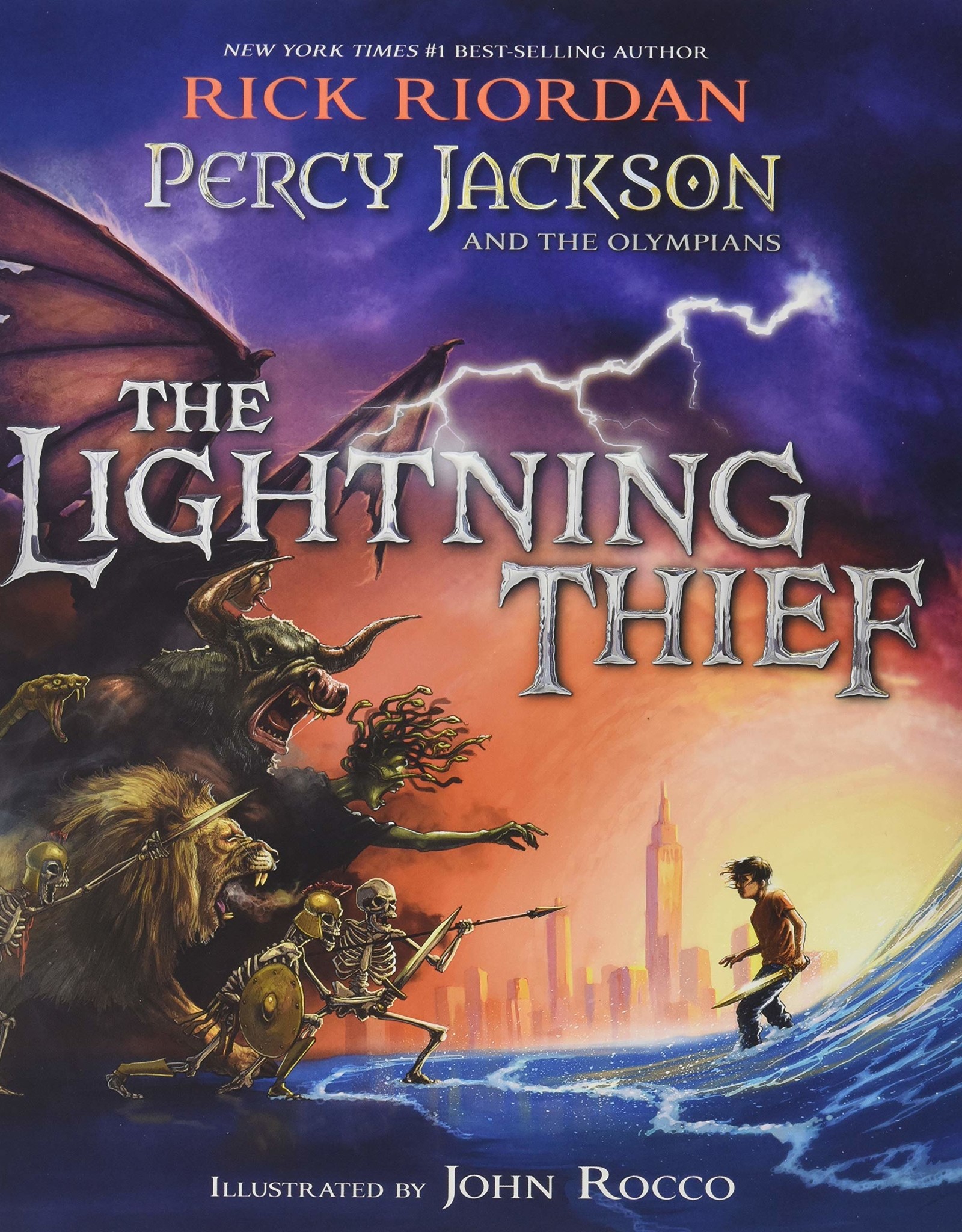 Percy Jackson And The Olympians 01 The Lightning Thief Illustrated Edition Hc Tree House Books