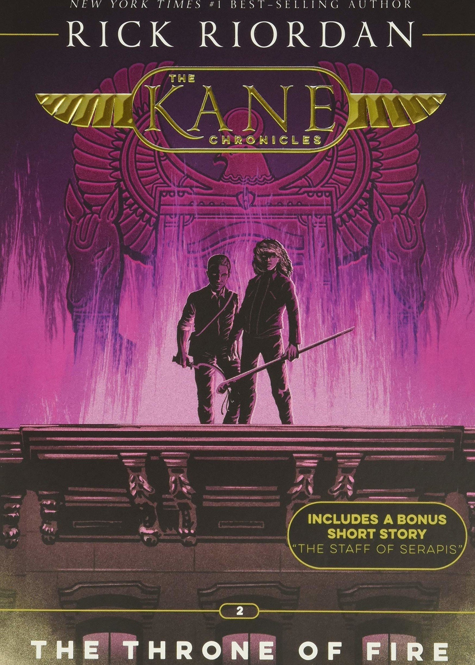 The Kane Chronicles #02, The Throne of Fire - Paperback