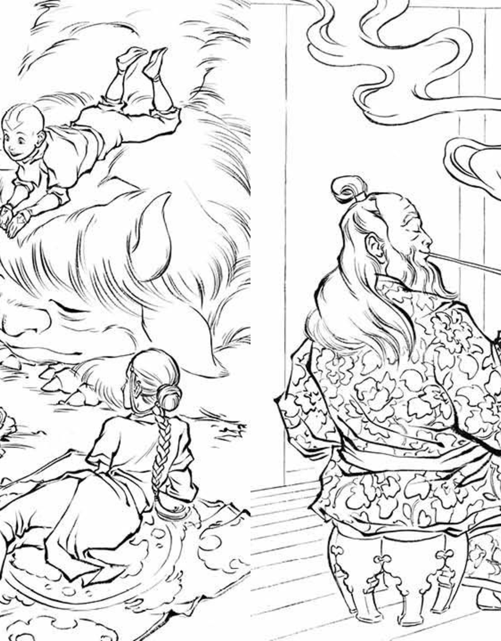 Avatar The Last Airbender Coloring Book Pb Tree House Books