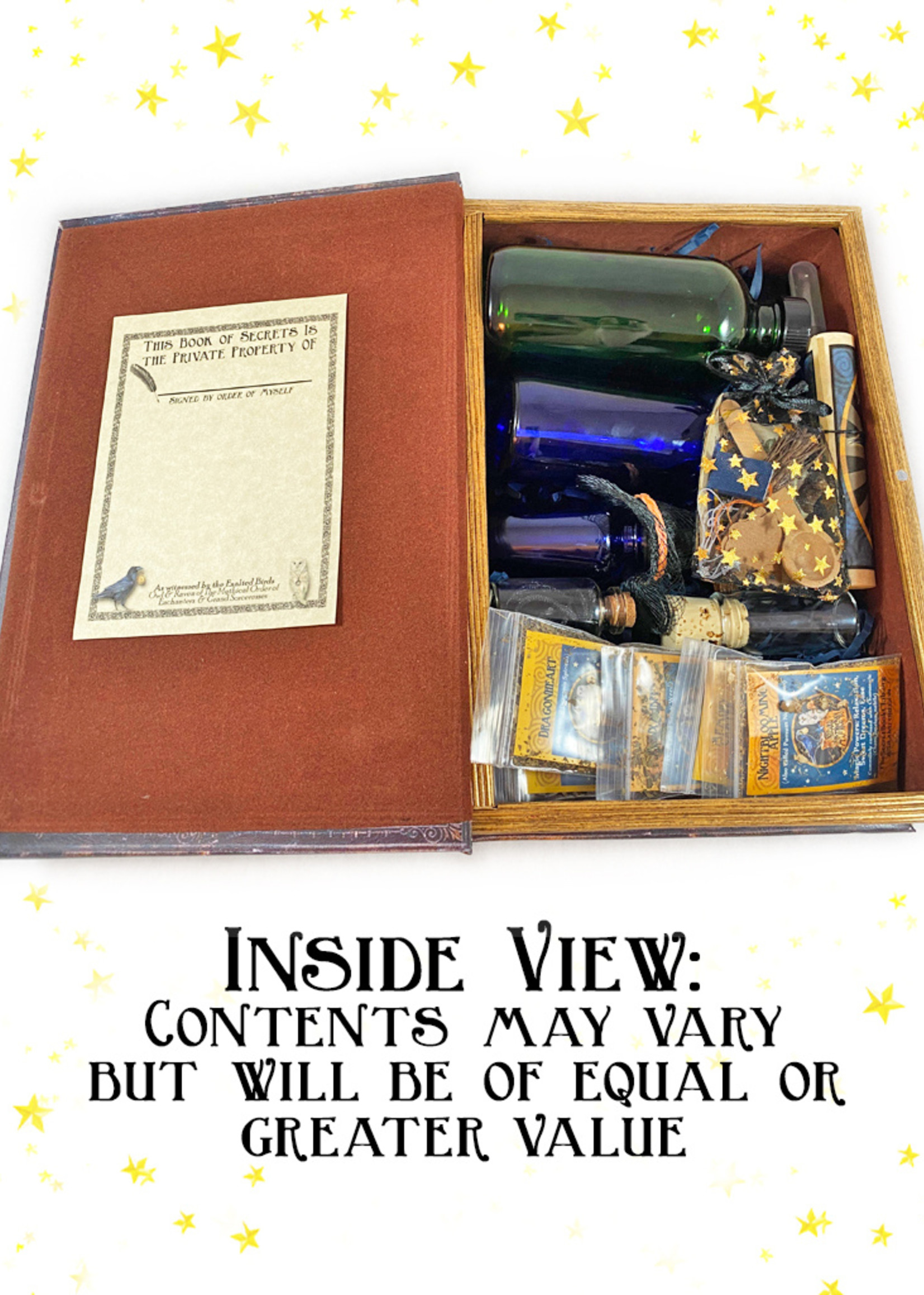 LadyJane Studios Secret Cat Book of Mystery Potion Kit