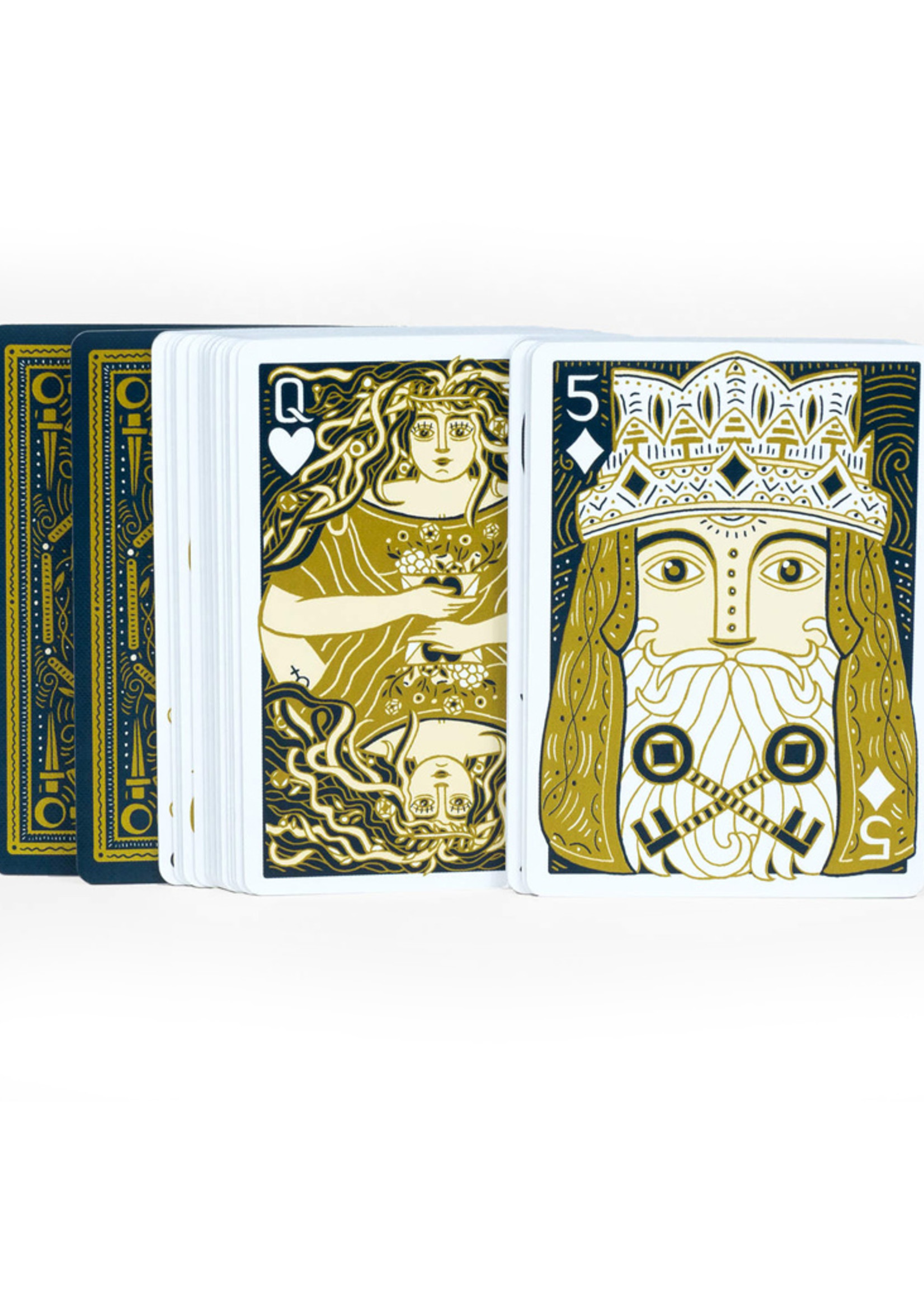 Illuminated Playing Cards: Two Decks for Games and Tarot - Box