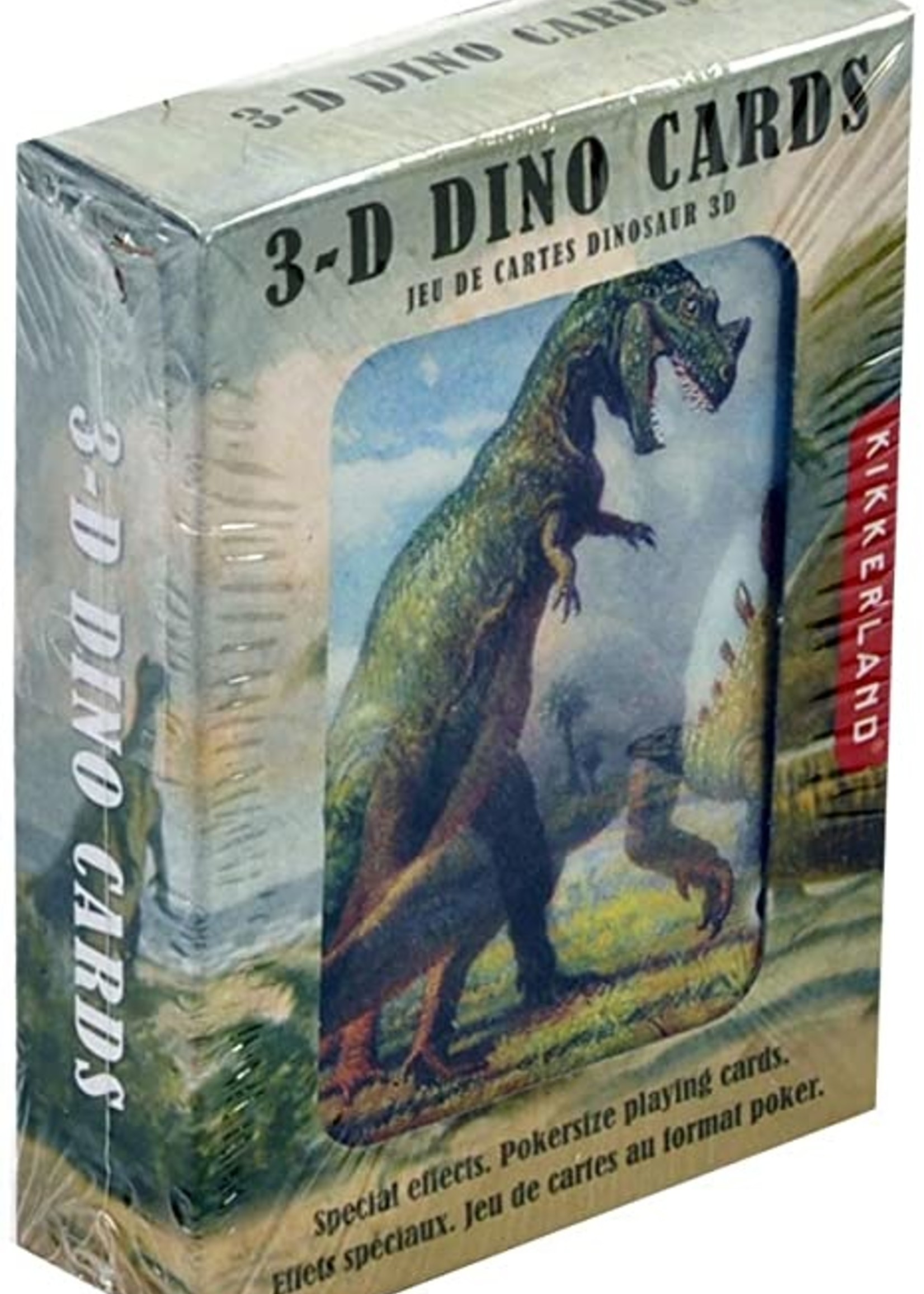 3D Dinosaur Playing Cards - Box - Tree House Books