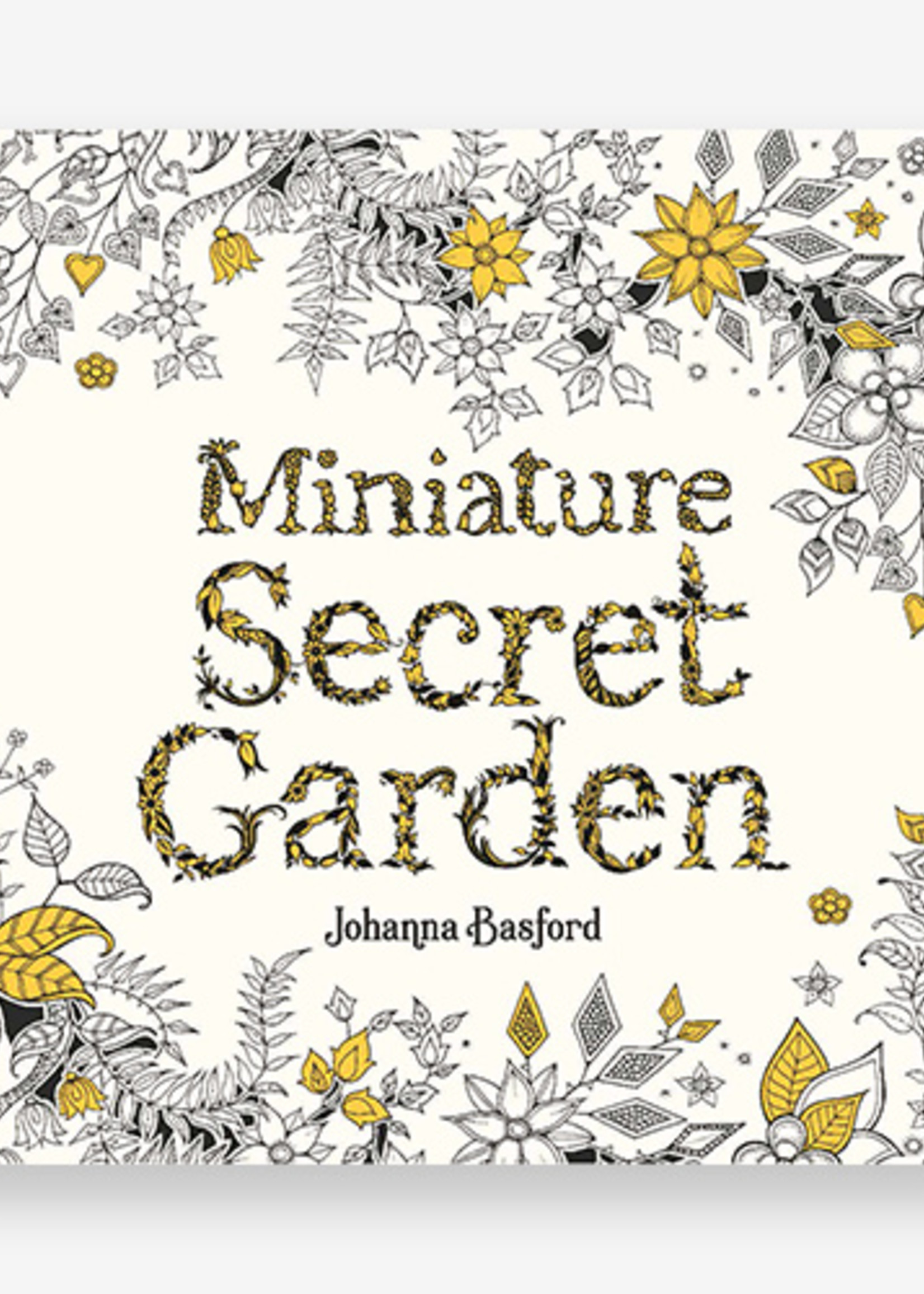Miniature Secret Garden Coloring Book - Paperback