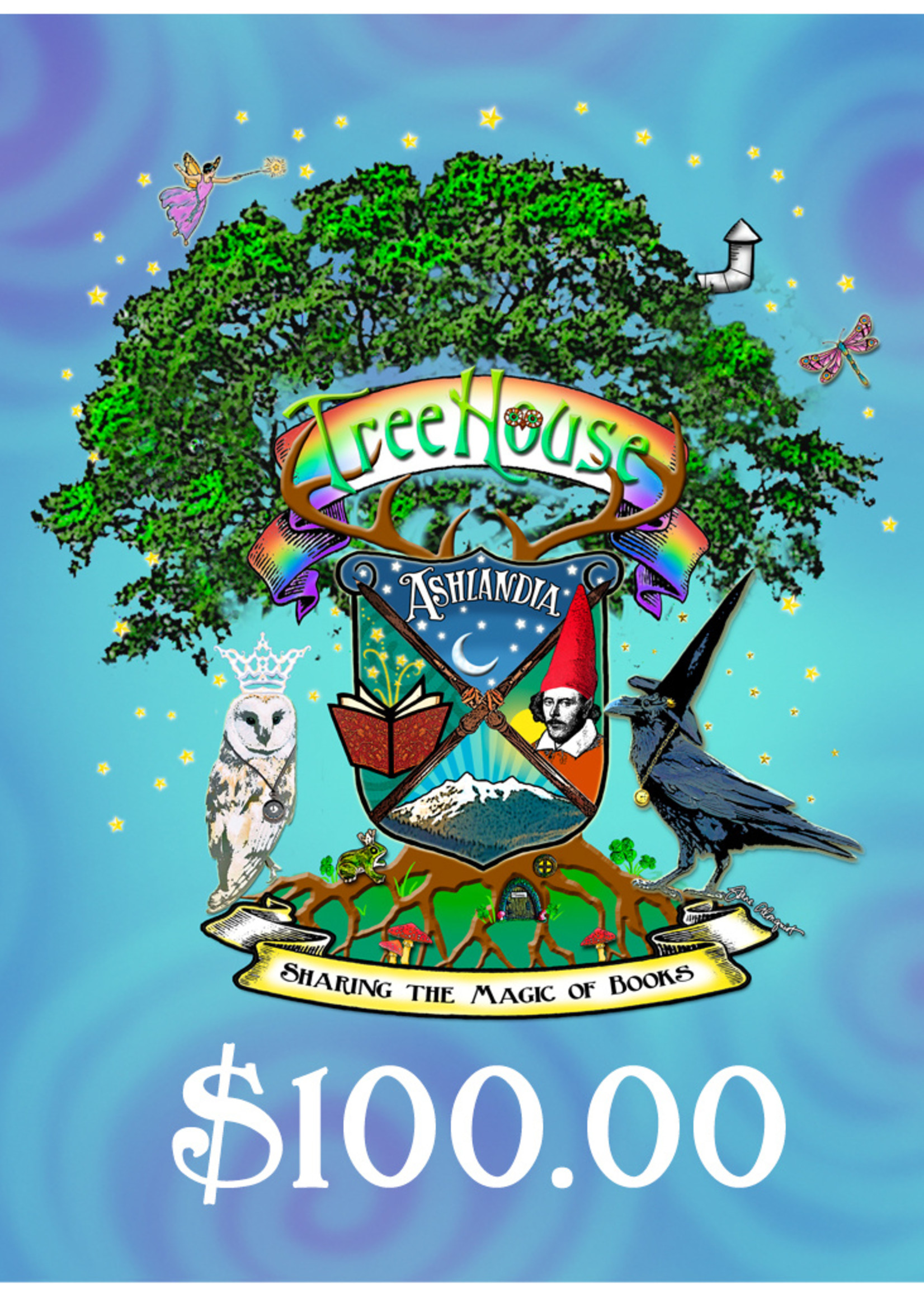 TreeHouse Gift Certificate $100.00, Web Sale