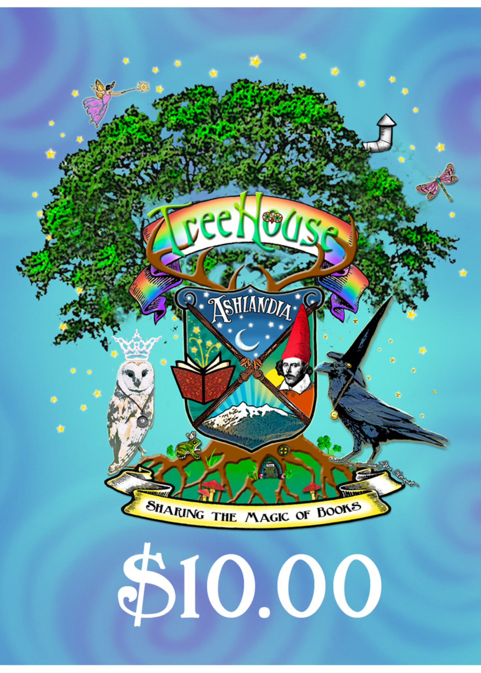 TreeHouse Gift Certificate $10.00, Web Sale