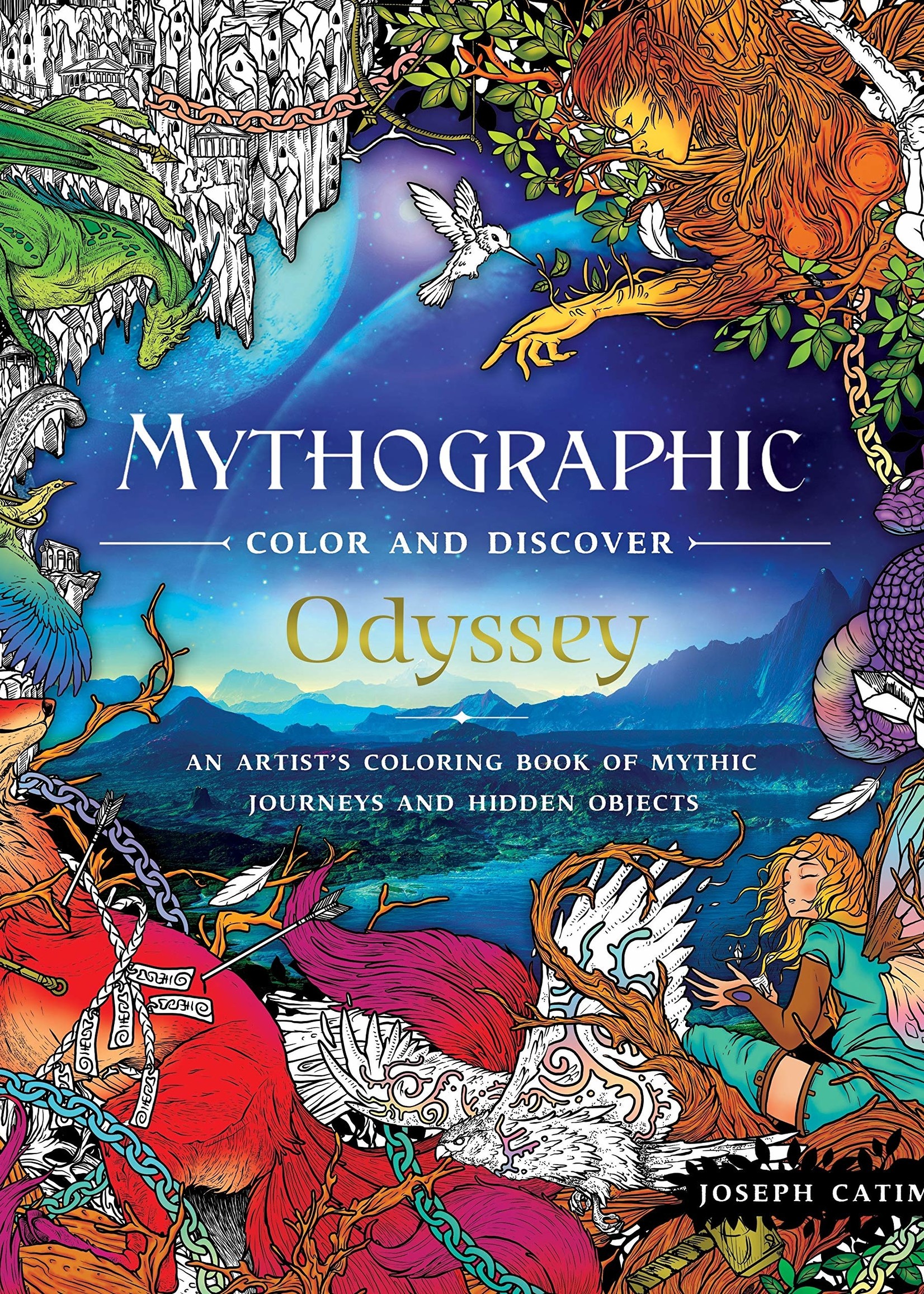 Mythographic Color and Discover: Odyssey - Paperback