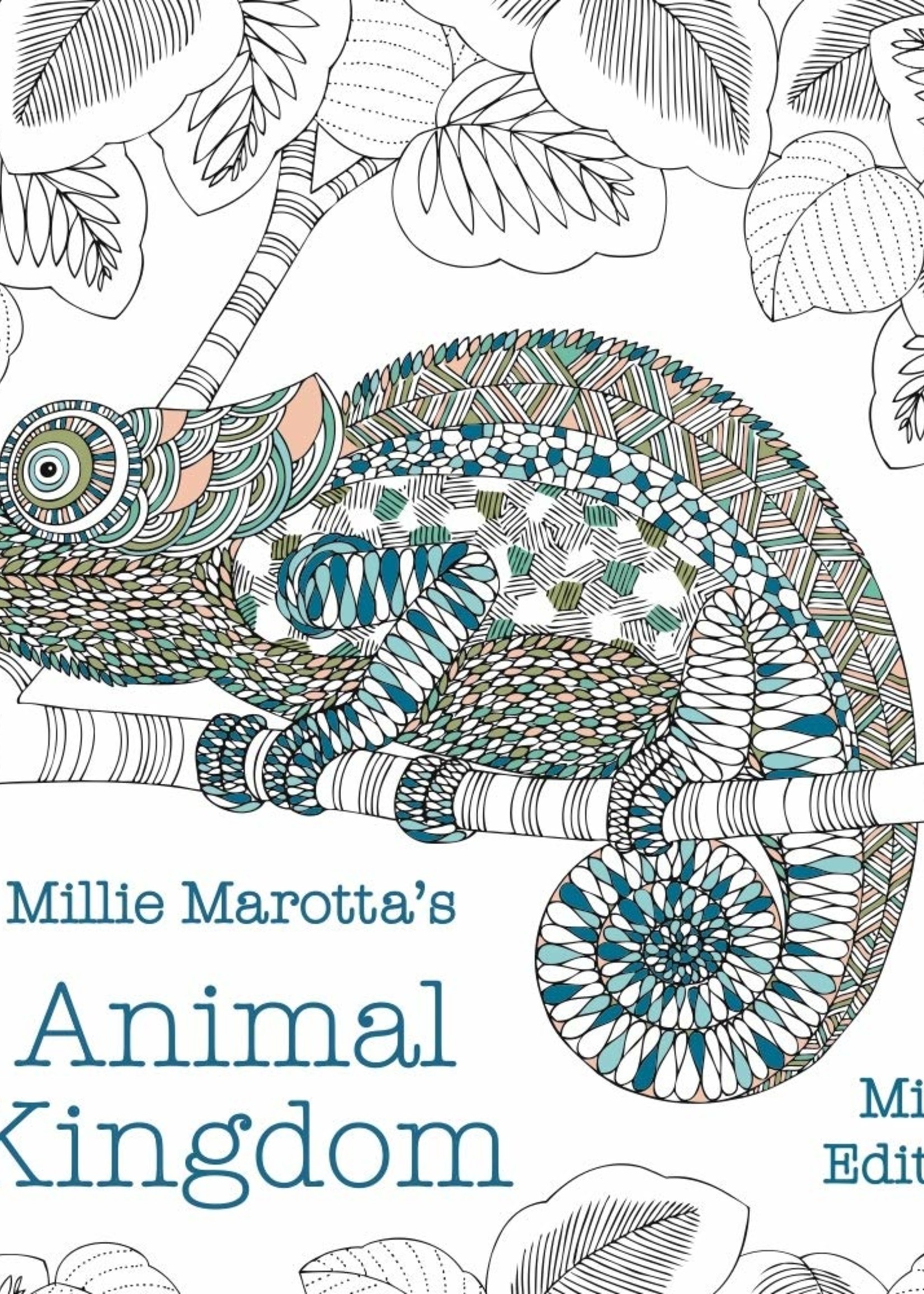 Millie Marotta Adult Coloring Book, Animal Kingdom: Mini Edition - Paperback