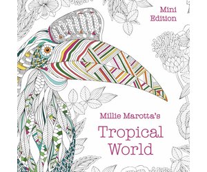 ColorIt Tropical Scenes Coloring Book for Adults with Hardback