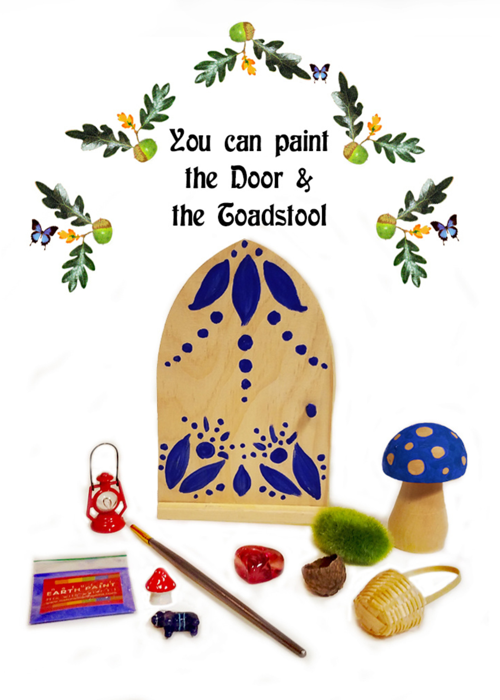 DIY Gnome in the Home, Garden Gnome Diorama Art Kit