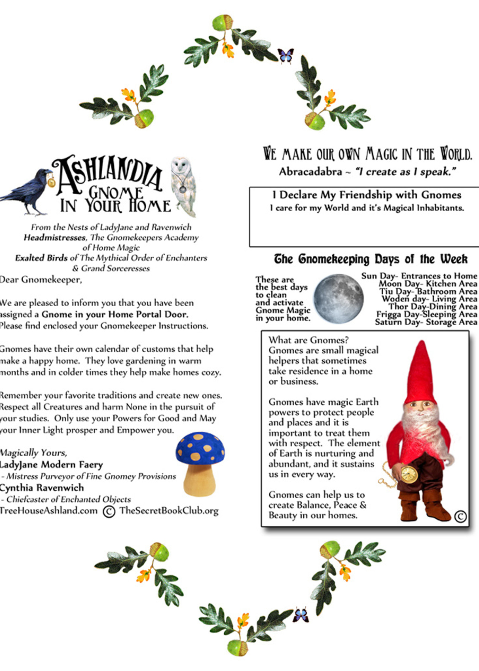 DIY Gnome in the Home, Garden Gnome Diorama Art Kit