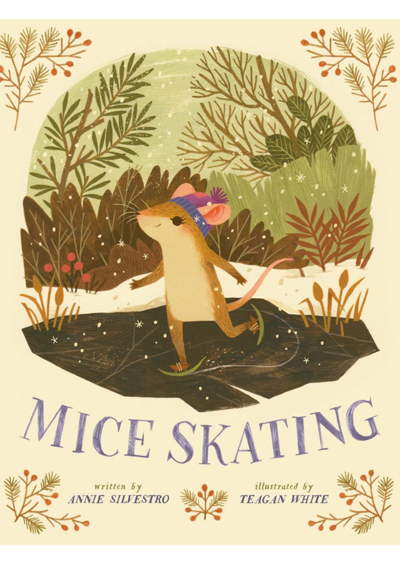 Mice Skating - Hardcover Book