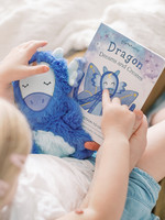Slumberkins Celestial Dragon Snuggler Plush w/2 Books,  Silken Blue