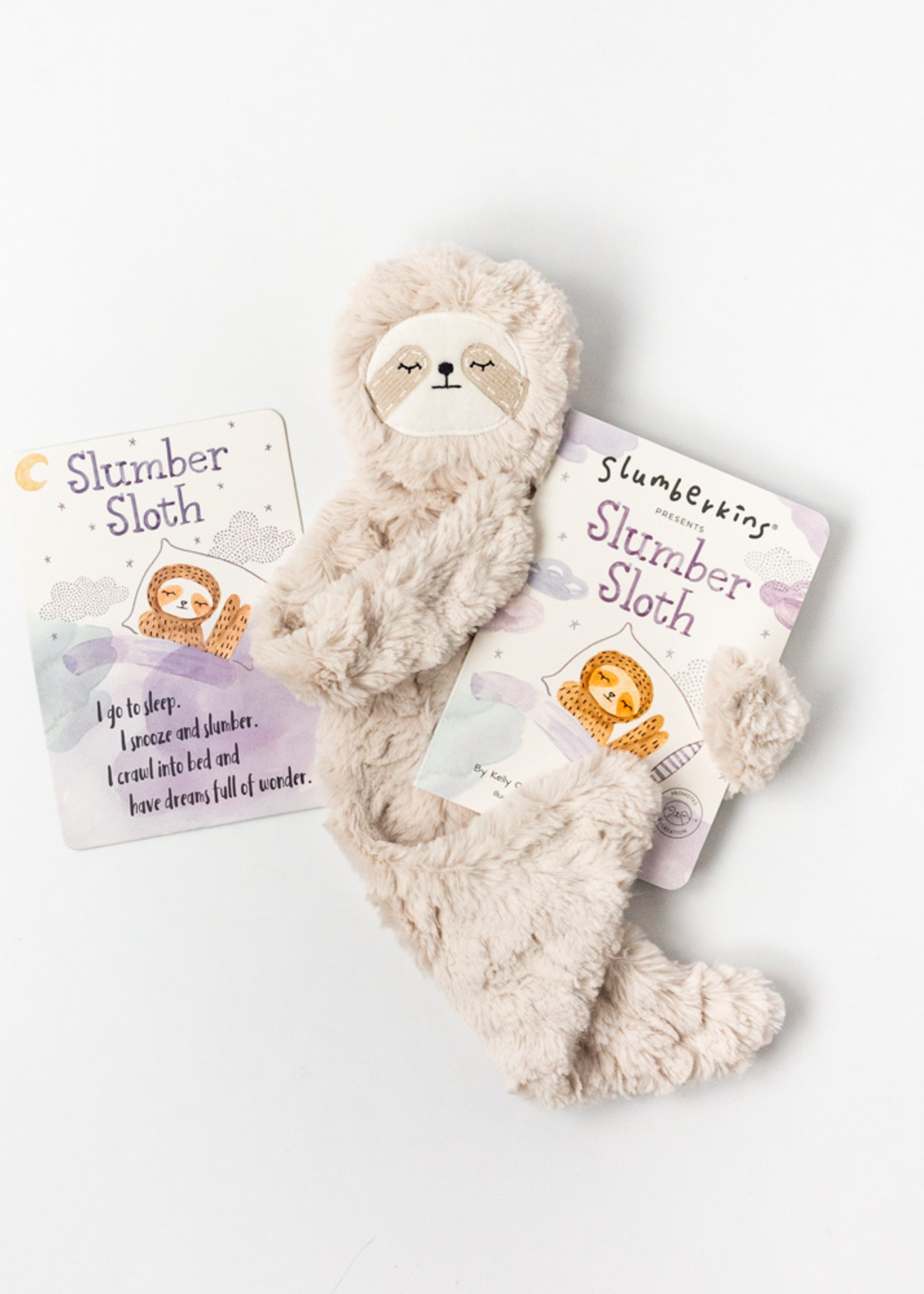 Slumberkins Slumber Sloth Snuggler Plush w/Book, Hazel