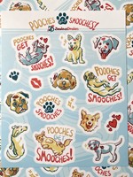 Zealous Drakes Vinyl Sticker Sheet, Pooches