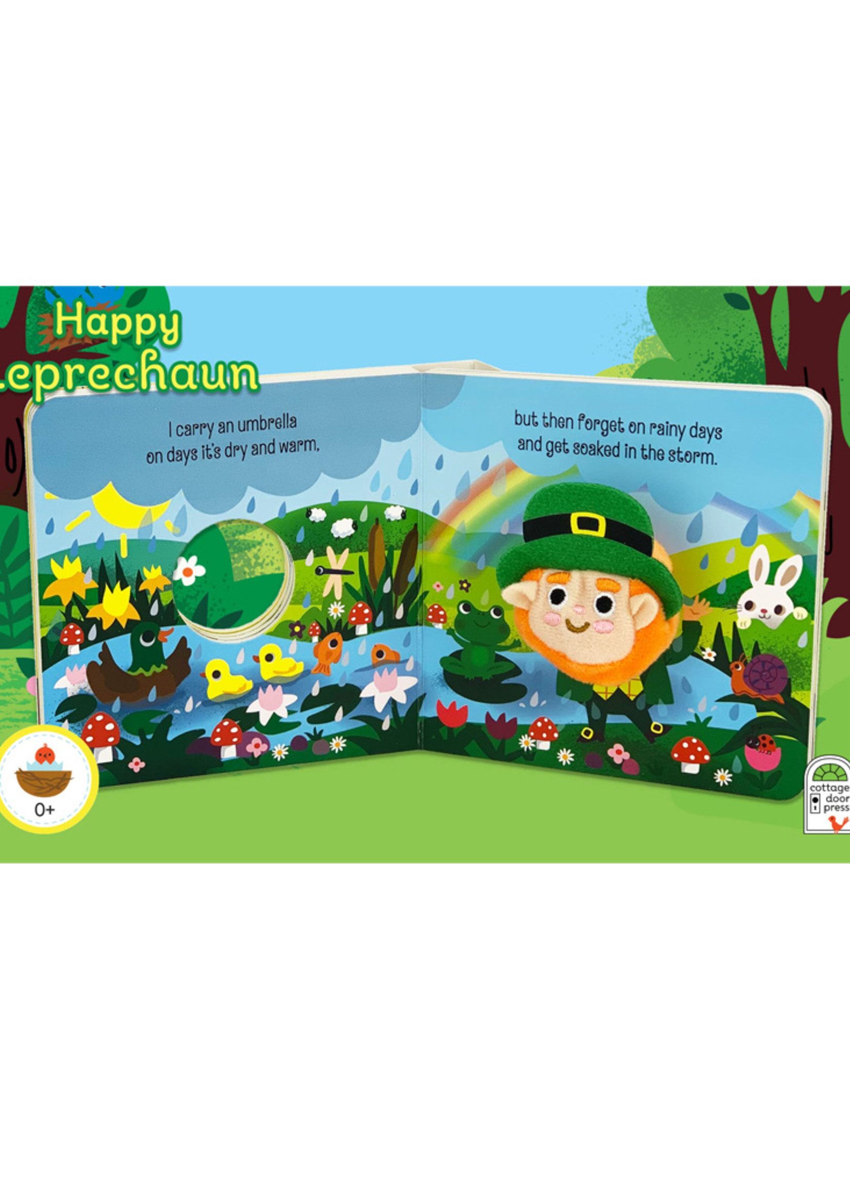 Finger Puppet Book ,  Happy Little Leprechaun - Board Book