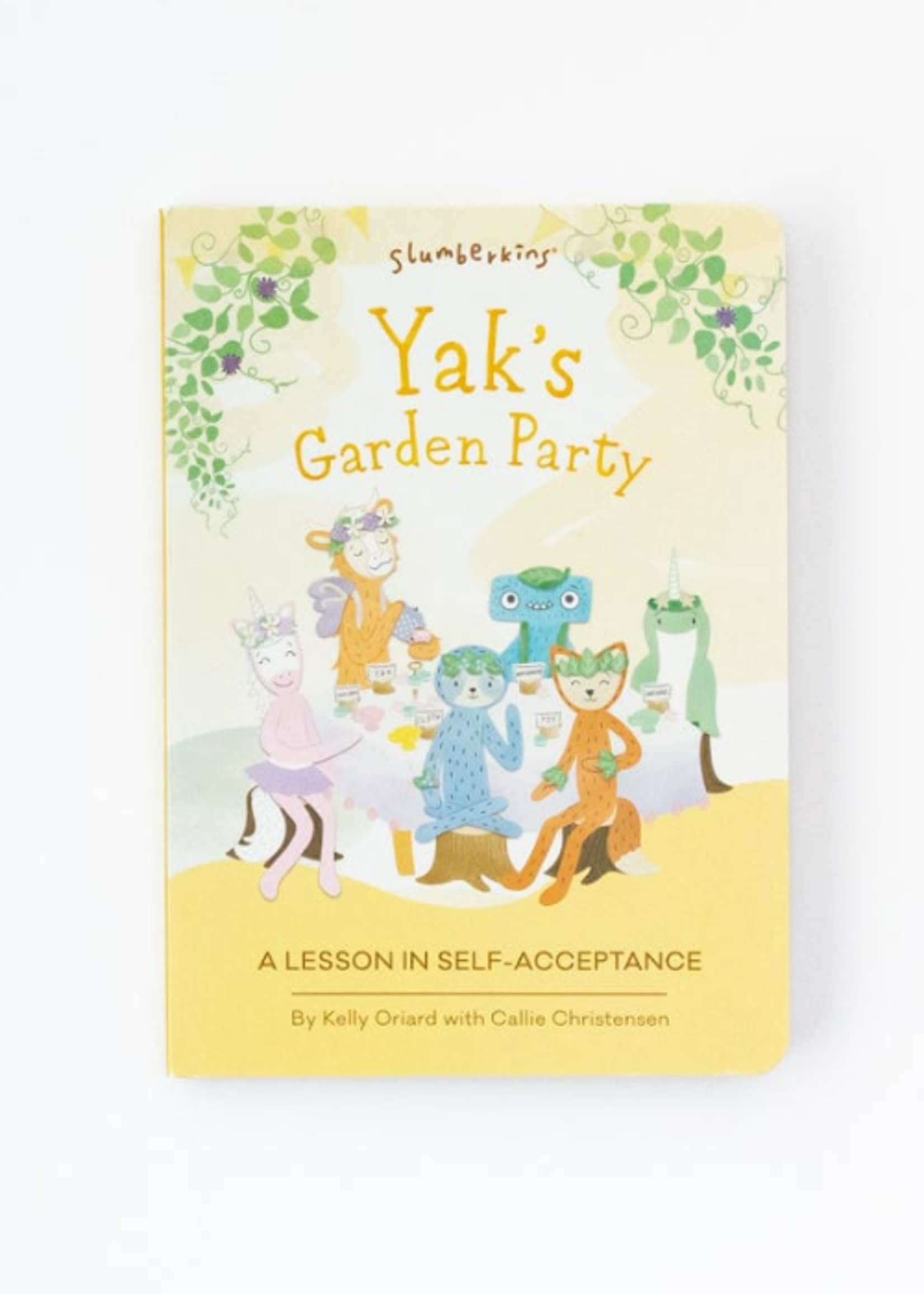 Slumberkins Yak Kin Plush with Yak's Garden Party Board Book