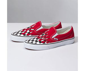 red checkered vans youth