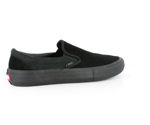 vans slip on pro shoes blackout