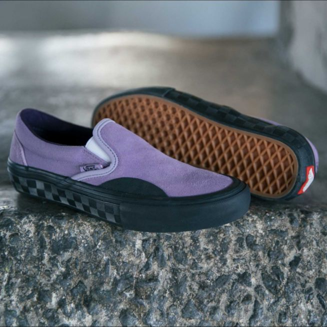 purple vans skate shoes