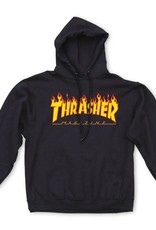 thrasher flame logo hoodie