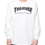 Thrasher Thrasher Skate Mag  L/S T-Shirt - White -