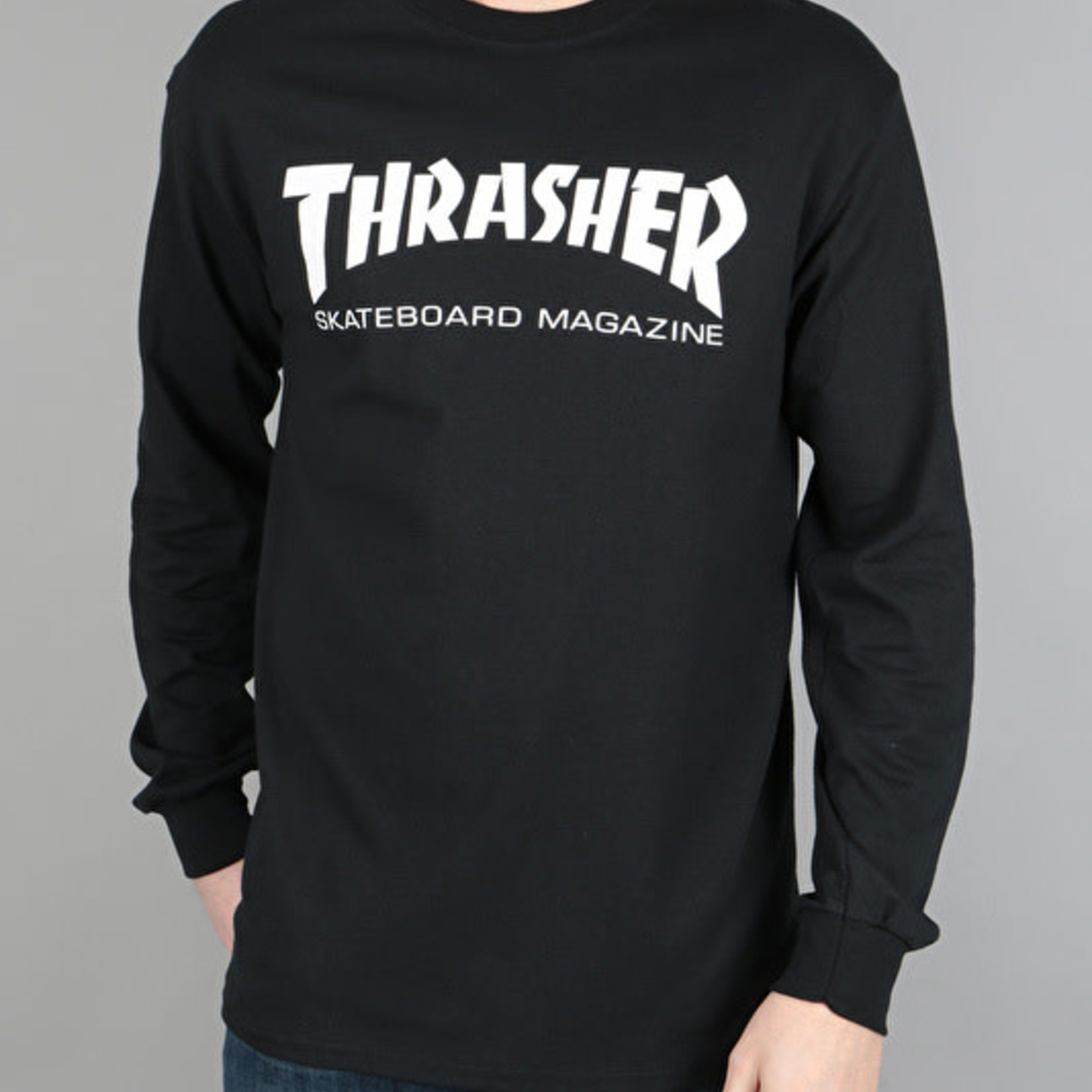 Thrasher Thrasher Skate Mag  L/S T-Shirt - Black -