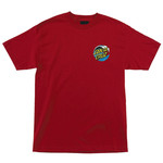 Santa Cruz Skateboards Santa Cruz Wave Dot T-Shirt - Cardinal -