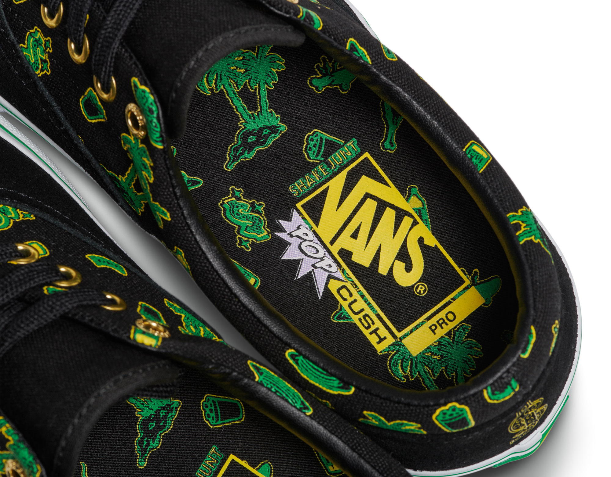 Vans Vans x Shake Junt Era Pro Skate Shoes Black/Green/White