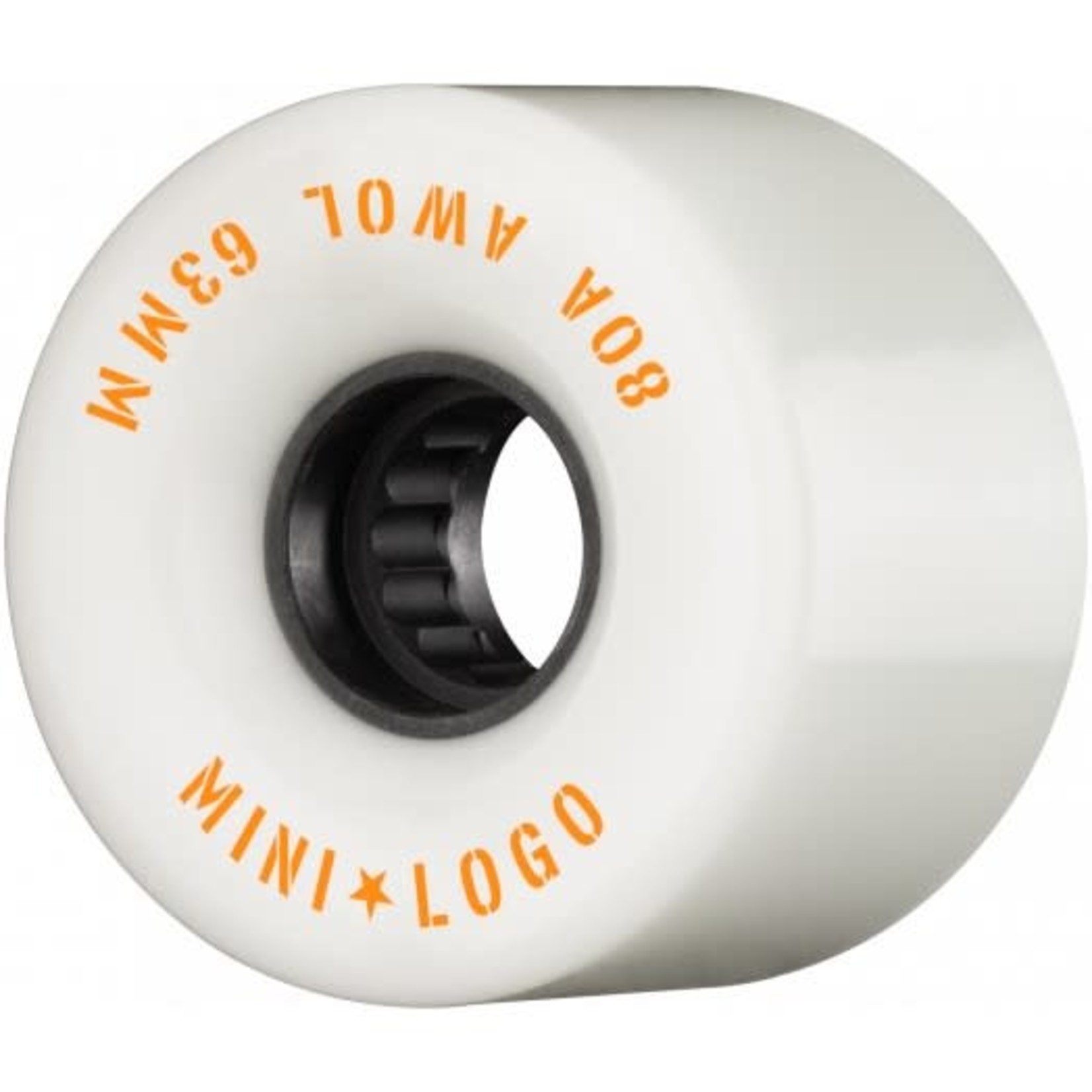 Mini Logo Mini Logo AWOL Wheels 63mm 80A- White (set of 4)