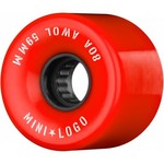 Mini Logo Mini Logo AWOL Wheels 59mm 80A- Red (set of 4)