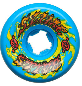 Santa Cruz Skateboards Slimeballs Slime Bombs Speed Balls Blue Skateboard Wheels Set of 4 56mm 99a