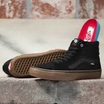 vans sk8 hi black gum