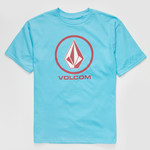 Volcom Volcom Crisp Stone Youth T-Shirt - Aqua Blue -