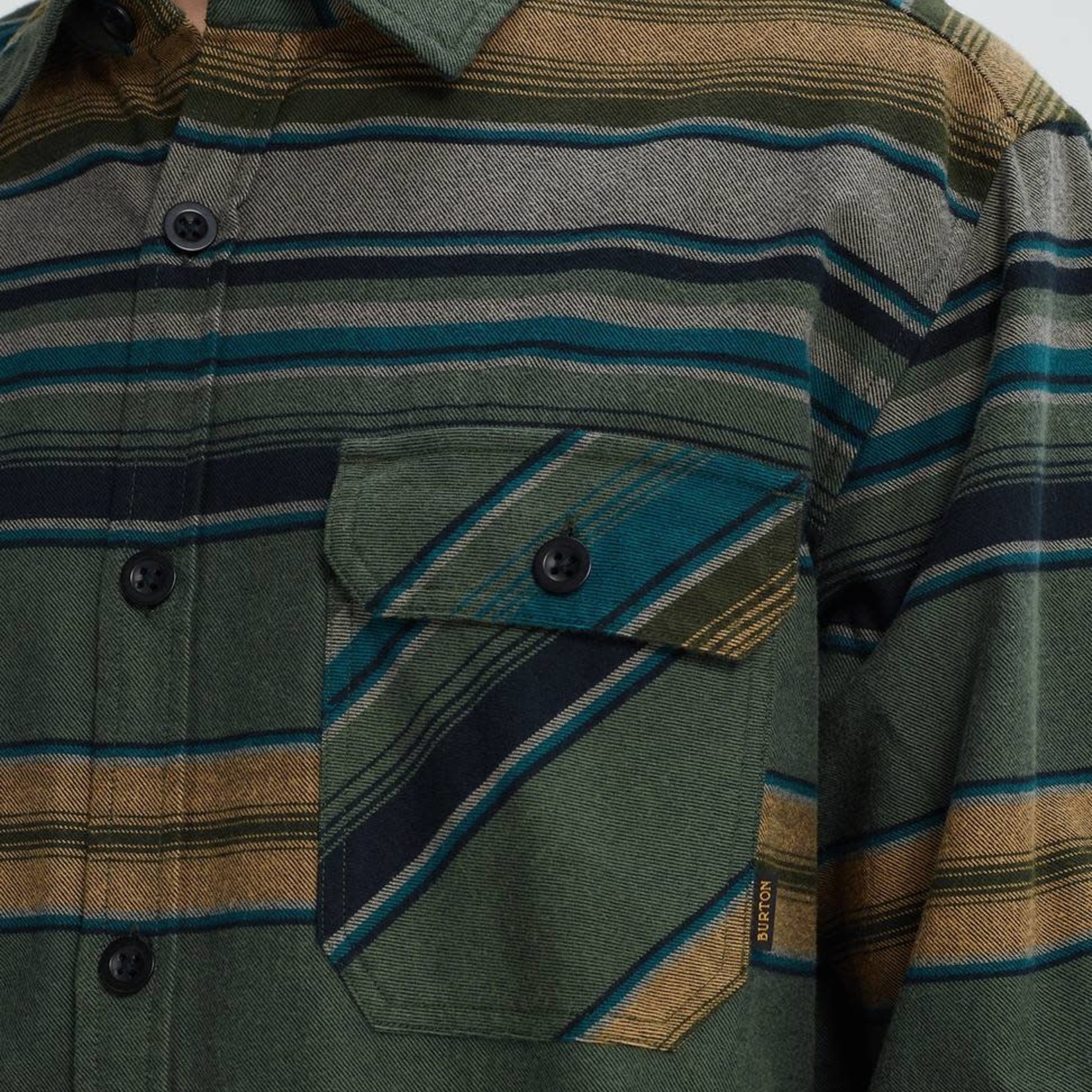 Burton Burton Men's Brighton Flannel 2019 - Clover Tusk Stripe