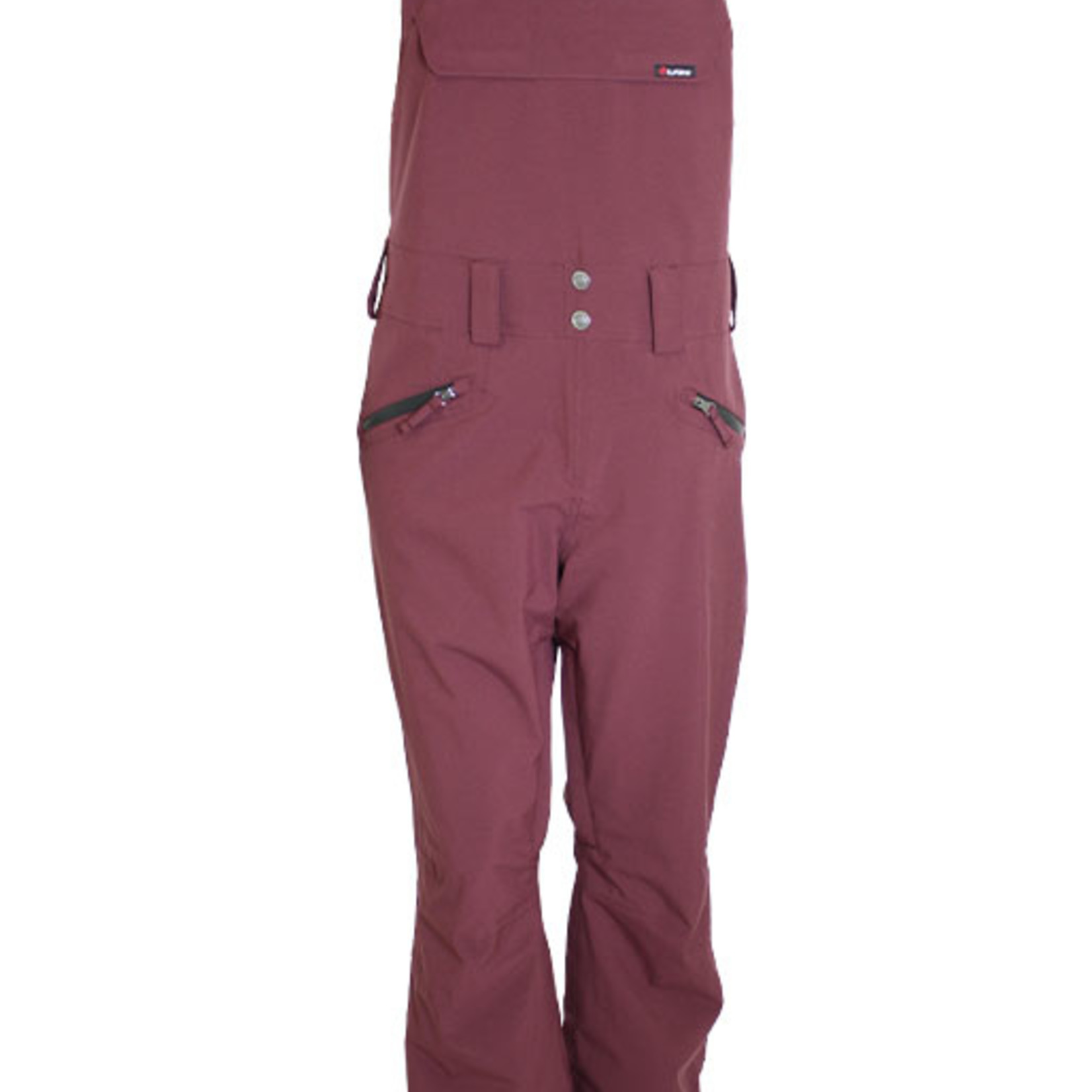 Turbine 2021 Turbine Women's Expedition II Snowboard Bib - Vineyard Wine