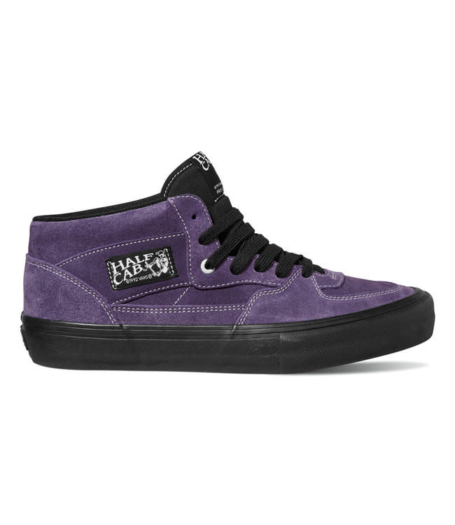 purple black vans