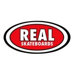 Real Skateboards Real Oval Classic Sticker - 3.75" - Oval